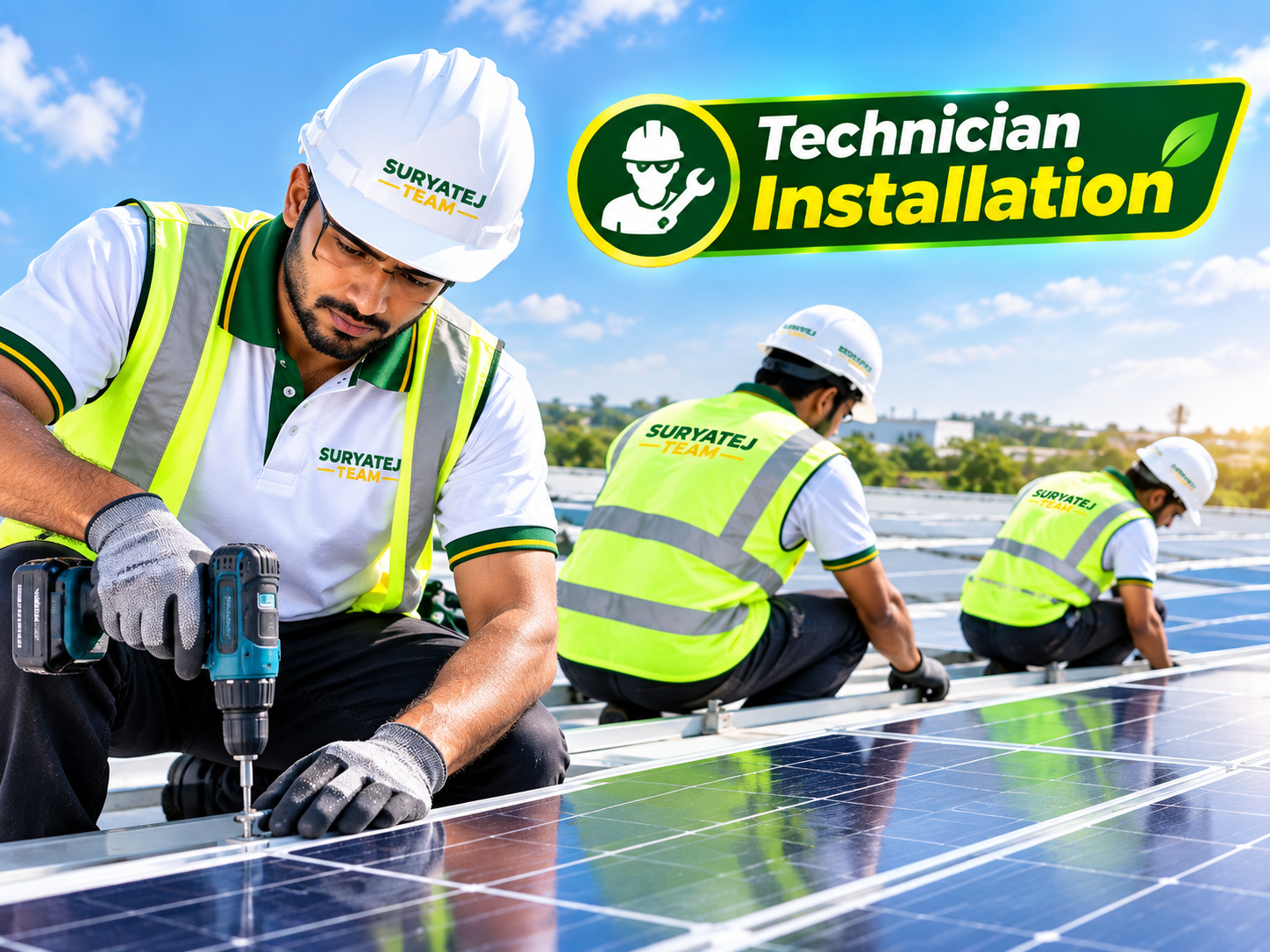 Solar Installation Team
